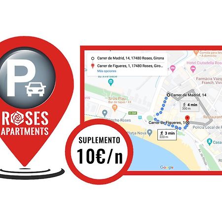Roses Apartments Ocean 2 Habitaciones Vista Mar Lateral Dış mekan fotoğraf