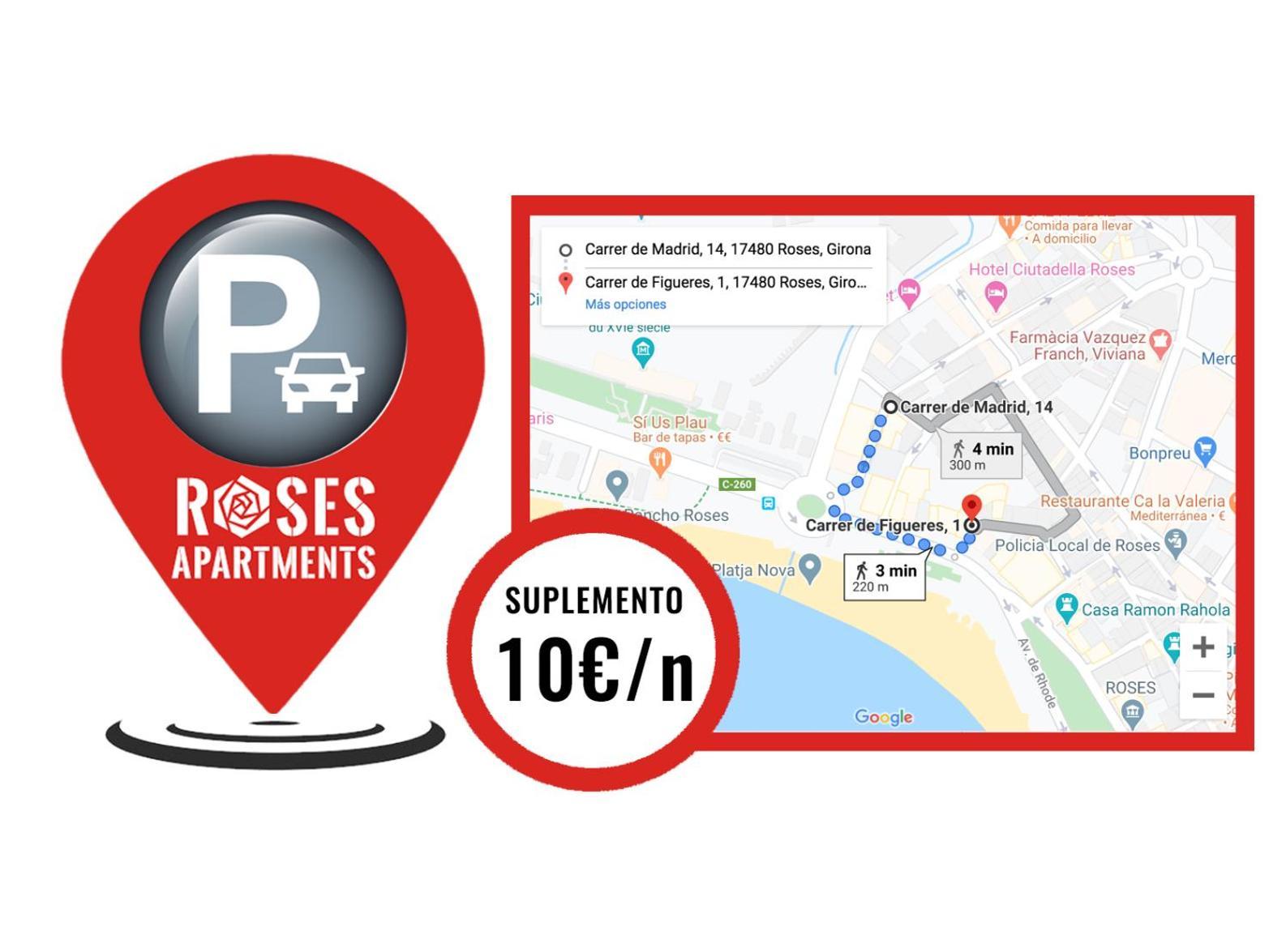 Roses Apartments Ocean 2 Habitaciones Vista Mar Lateral Dış mekan fotoğraf
